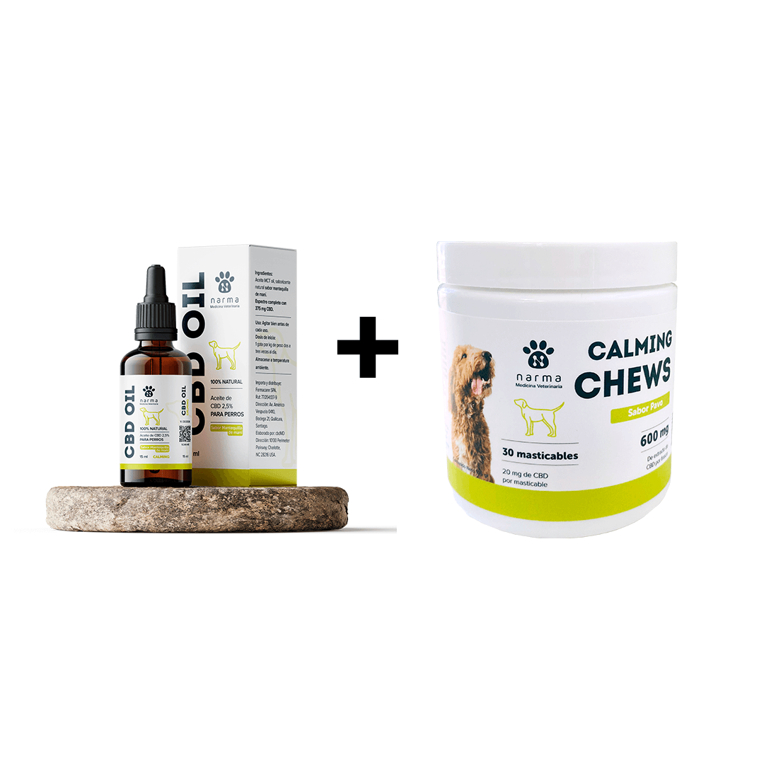 ¡ Dog Pack NarmaVet ! / Aceite + Masticable