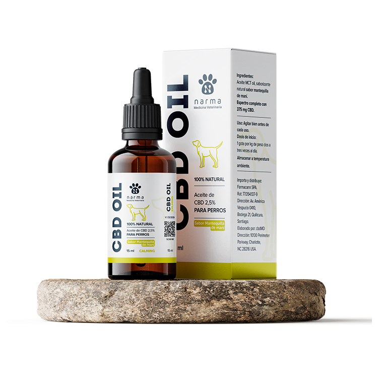 Aceite Calmante para Perros 375 mg - 15 ml