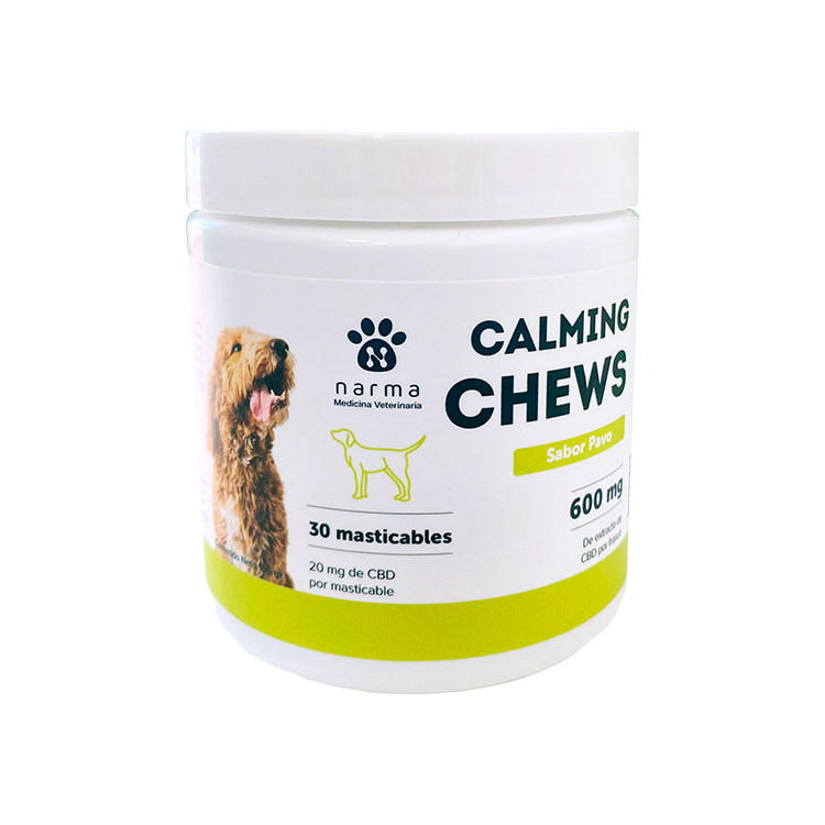 Masticable Calmante para Perros 600 mg - 30 unidades